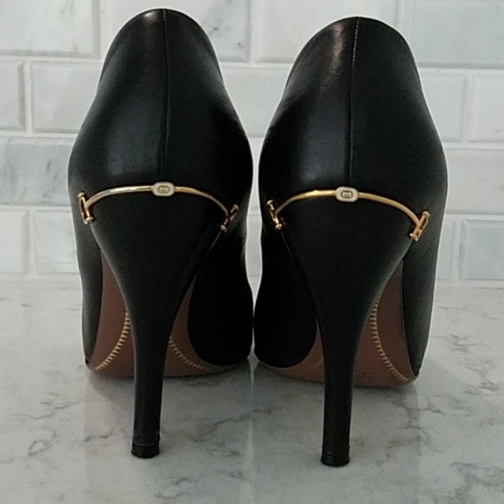 SOLD - GUGCI Nappa Charlotte Heels - Size 8 - Picture 5 of 7